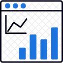 Web Statistics Analytics Metrics Icon