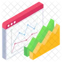 Online Statistics Web Statistics Web Infographics Icon