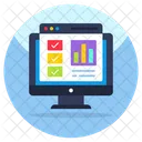 Web Statistics  Icon