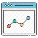 Webstatistik Webanalyse Datenanalyse Symbol