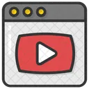 Web Streaming Icon