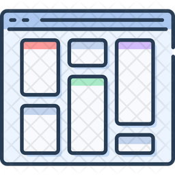 Web Structure Icon