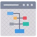Web Structure Hierarchy Structure Icon