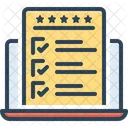 Web Survey Web Survey Icon