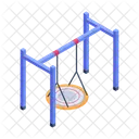 Web Swing Tyre Swing Swinging Bars Icon