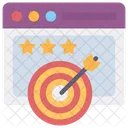 Web Target Online Target Aim Icon