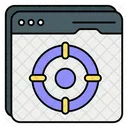 Web Targeting Camcorder Media Player Icon