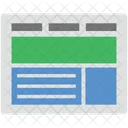 Web Page Layout Icon