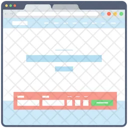 웹 템플릿  아이콘