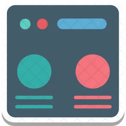 Web Template  Icon