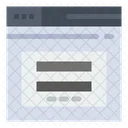 Web Template Website Design Web Layout Icon