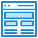Web Template Web Layout Web Interface Icon