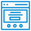Web Template Web Layout Website Layout Icon
