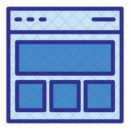 Web Template  Icon