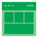 Web Template  Icon