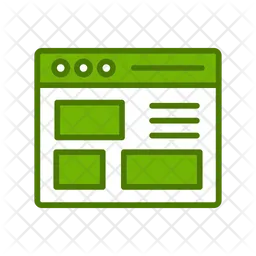 Web Template  Icon