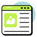 Web Template  Icon