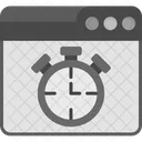 Web Timing Browser Clock Icon