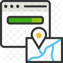 Trackingv Web Tracking Online Location Tracking Icon