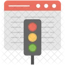 Web Traffic Online Icon