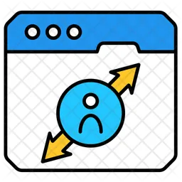 Web Traffic  Icon