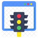 Web Traffic Website Traffic Webpage Traffic Icon