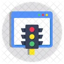 Web Traffic Website Traffic Webpage Traffic Icon