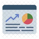 Web Traffic  Icon