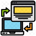 Web Transfer  Icon