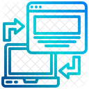 Website Tranfer Data Icon