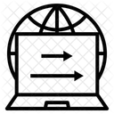 Web trasfer  Icon