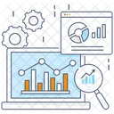 Webanalyse Datenanalyse Geschaftsinfografik Symbol