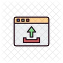Web Upload  Symbol