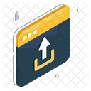 Web Upload Web Transfer Website Transfer Icon