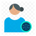 Web User Web Profile Female Profile Icon