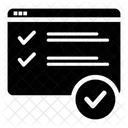 Web Verification Authentic Web Certified Web Icon