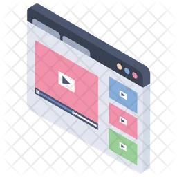 Web Video  Icon