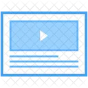Webvideo Internetvideo Videografie Symbol