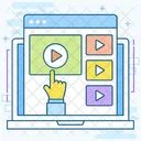 Video Stream Video Marketing Video Content Icon