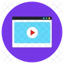 Web Video Video Content Video Streaming Icon