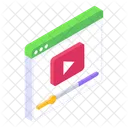 Online Video Web Video Video Website Icon