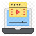 Web Video Play Video Video Streaming Icon