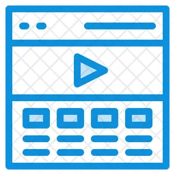 Vídeo web  Icono