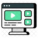 Web Video Online Video Video Streaming Icon