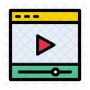 Video Player Webpage Icon