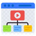 Web Video Network Web Player Player File Icon
