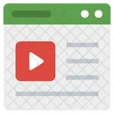 Web Video Streaming  Icon