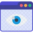 Web Views Browser Eye Icon