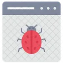 Web Virus Web Bug Bug Website Icon