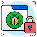 Web Virus Webpage Virus Website Virus Icon